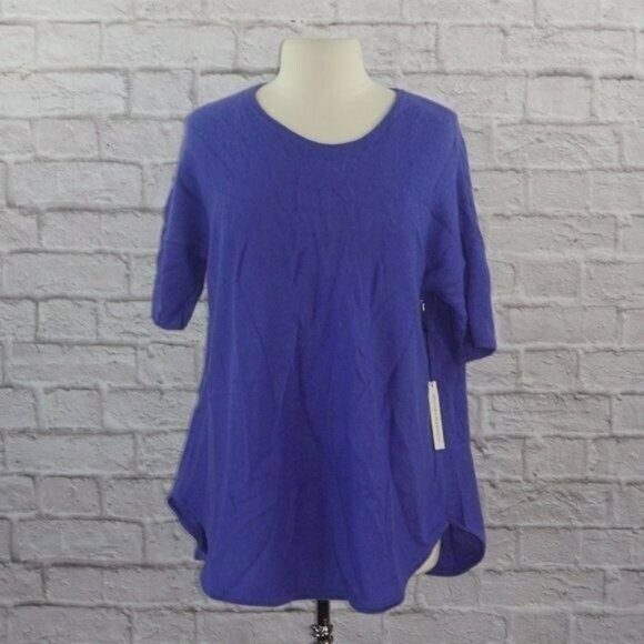 White + Warren  Cashmere Women's Purple Sweater Large - Picture 1 of 7